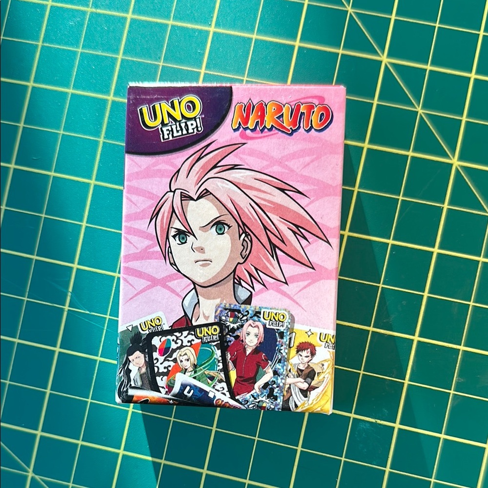 Naruto Sakura UNO Flip Deck